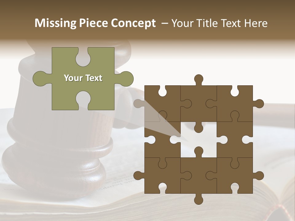 Crimecase Gavel Authority PowerPoint Template