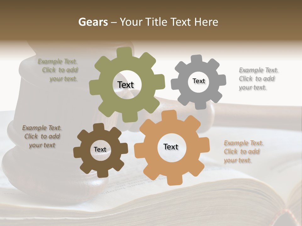 Crimecase Gavel Authority PowerPoint Template