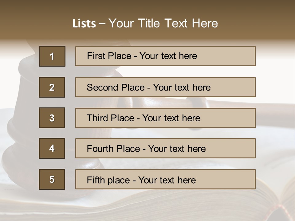 Crimecase Gavel Authority PowerPoint Template