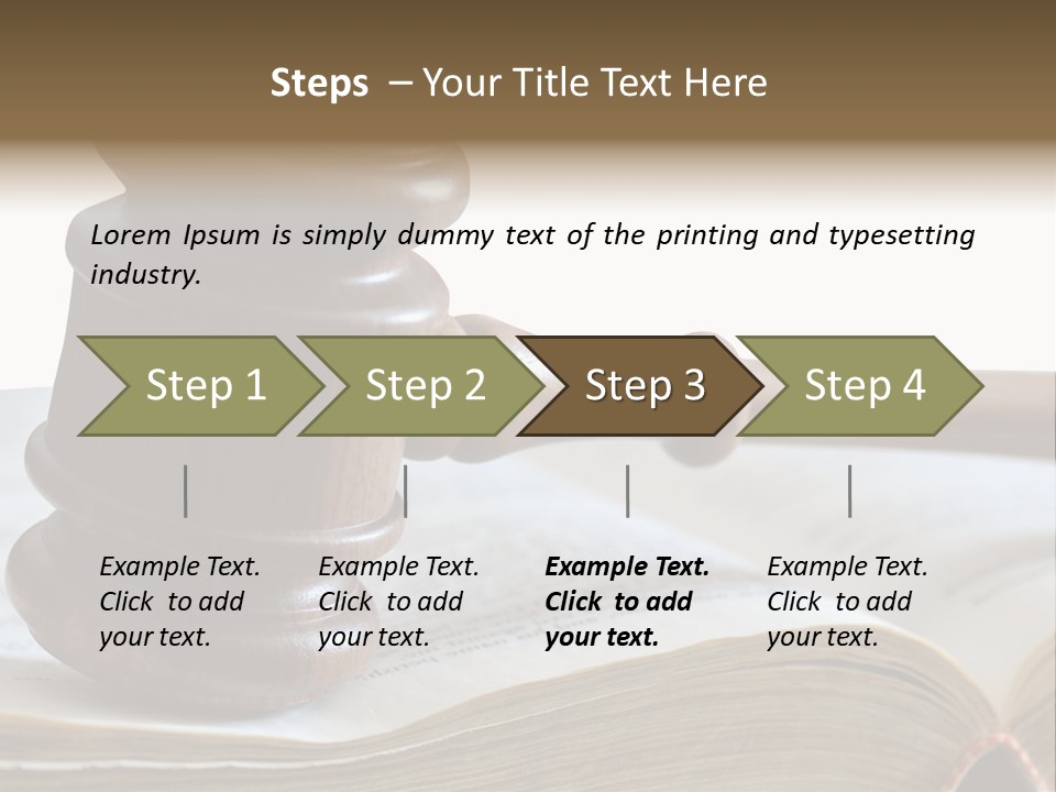 Crimecase Gavel Authority PowerPoint Template