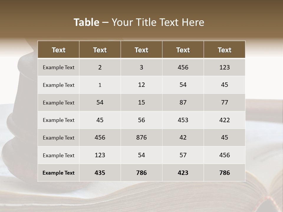 Crimecase Gavel Authority PowerPoint Template