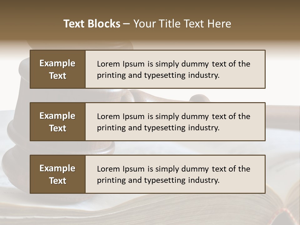 Crimecase Gavel Authority PowerPoint Template