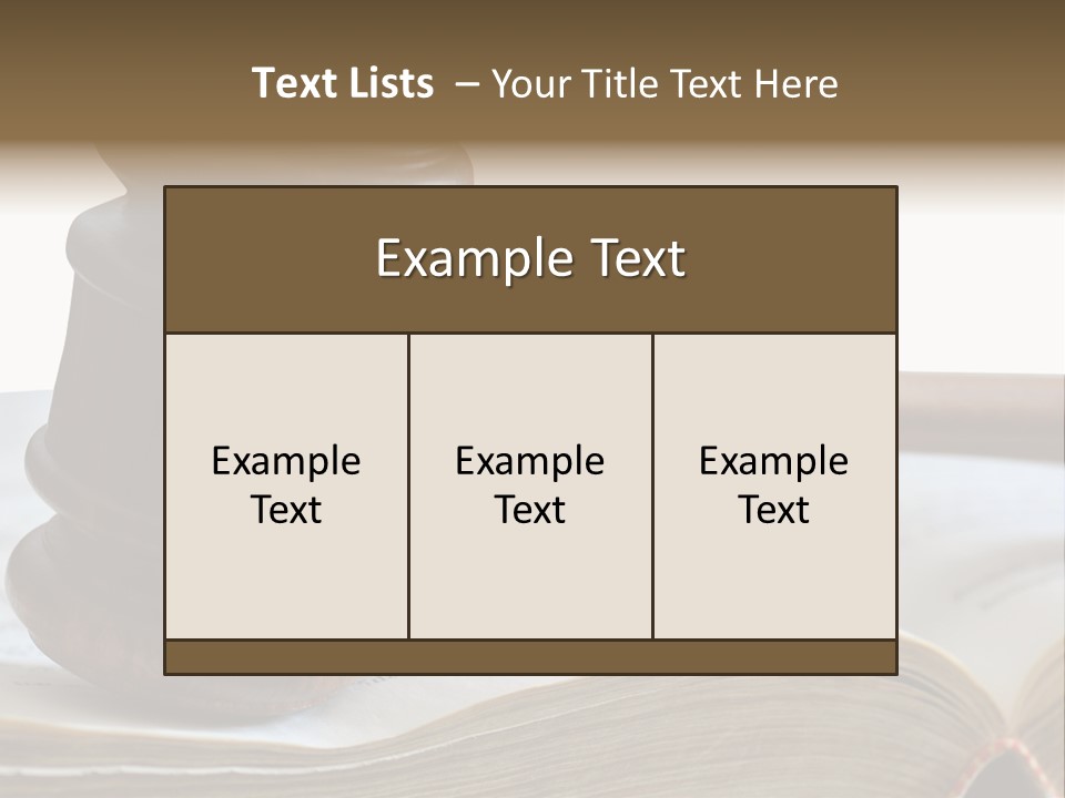 Crimecase Gavel Authority PowerPoint Template