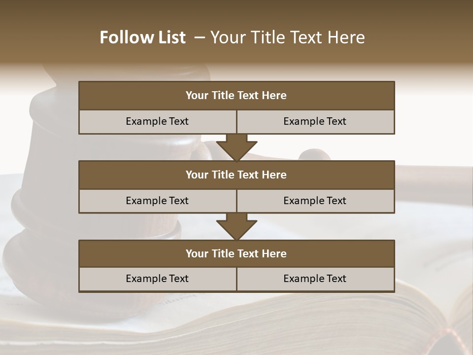 Crimecase Gavel Authority PowerPoint Template