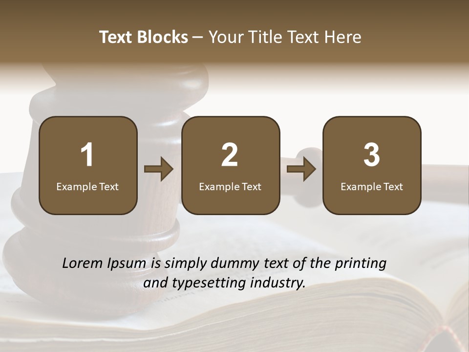 Crimecase Gavel Authority PowerPoint Template