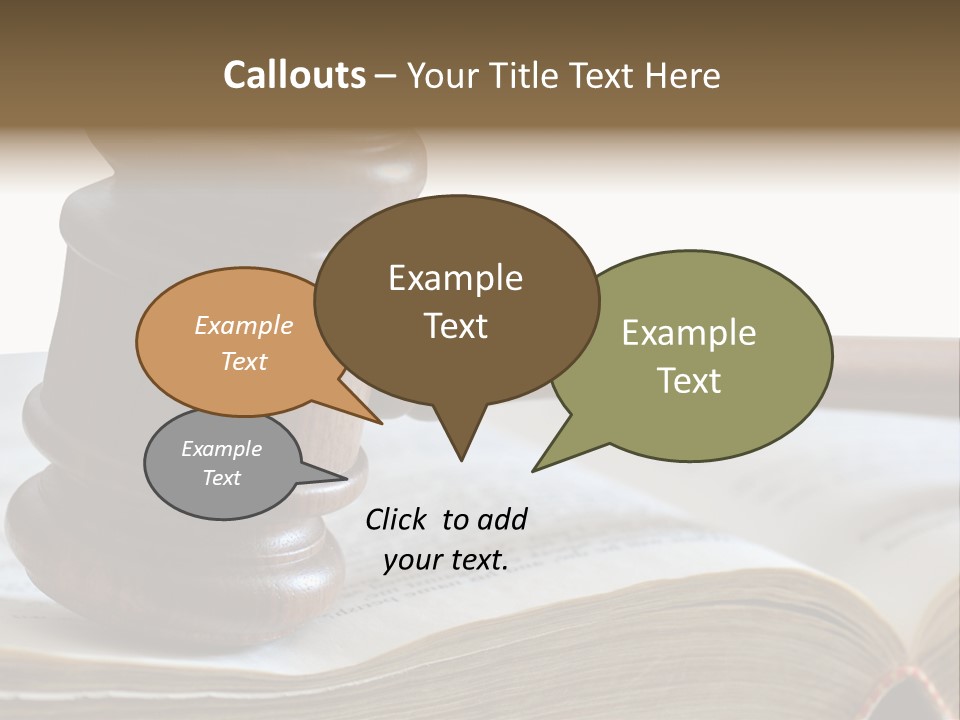 Crimecase Gavel Authority PowerPoint Template