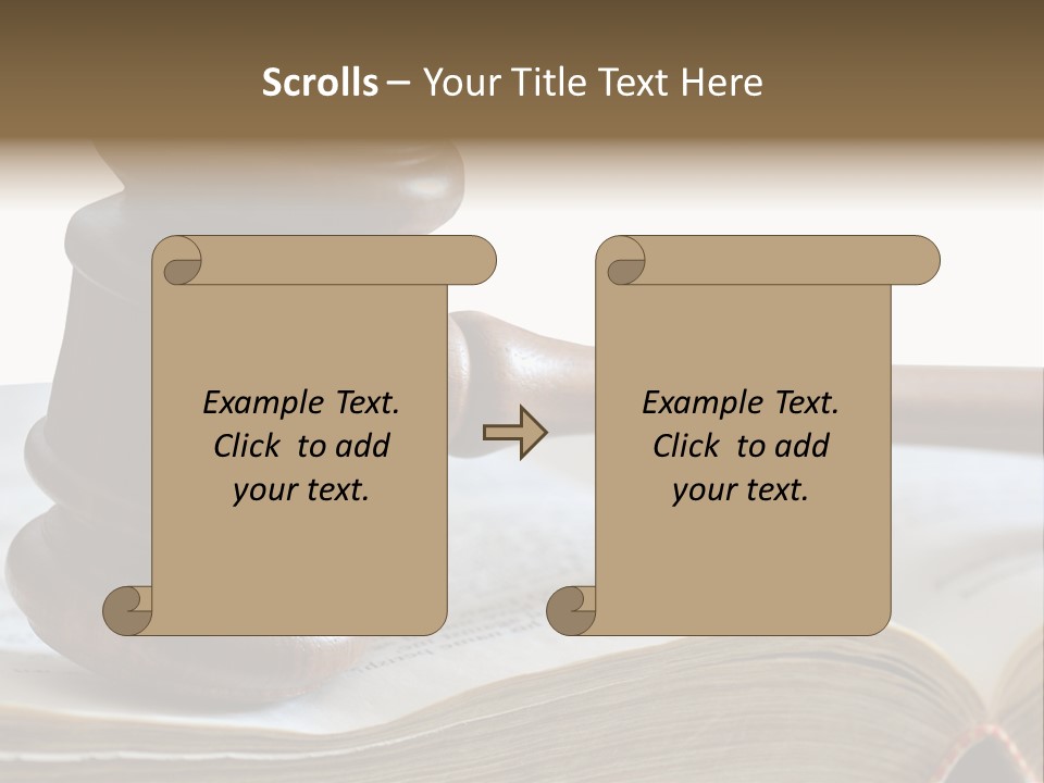 Crimecase Gavel Authority PowerPoint Template