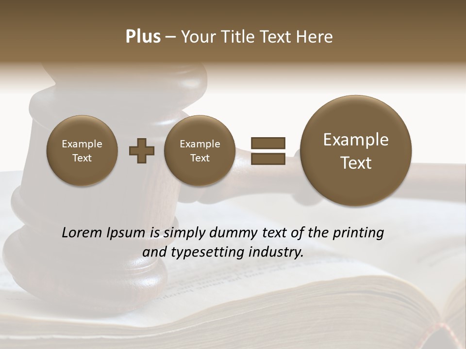 Crimecase Gavel Authority PowerPoint Template