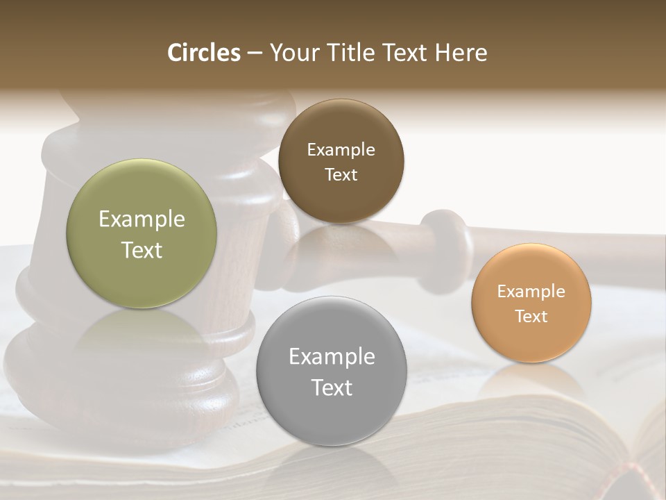 Crimecase Gavel Authority PowerPoint Template