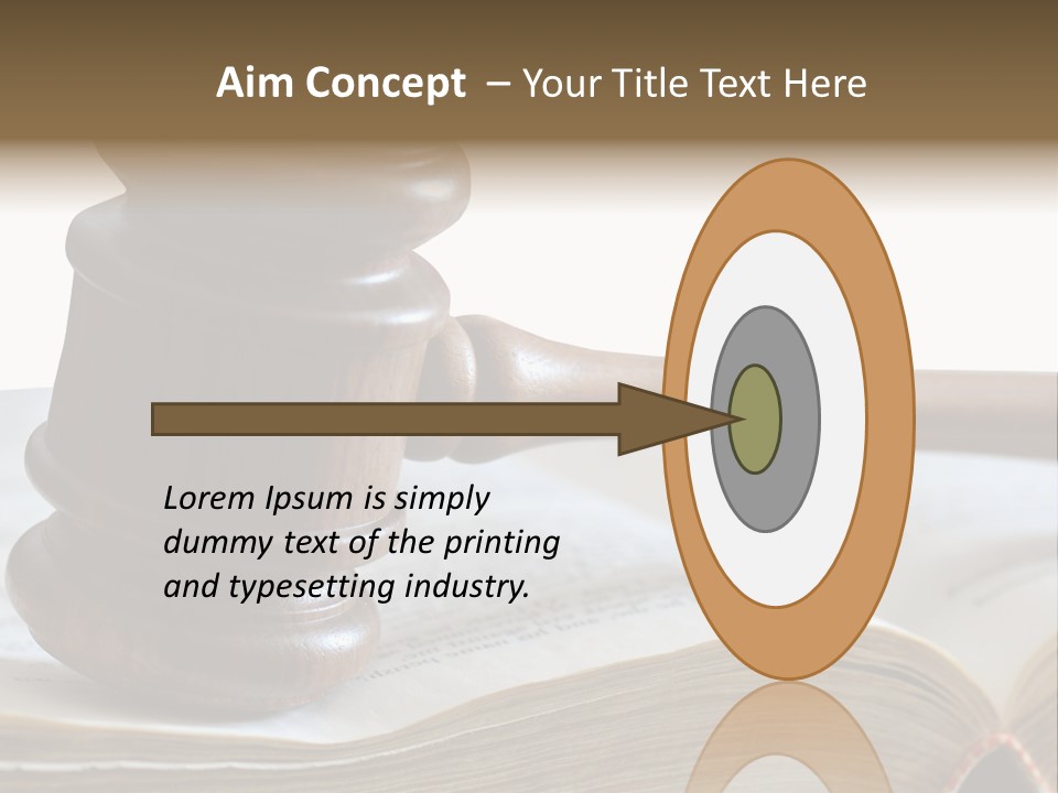 Crimecase Gavel Authority PowerPoint Template