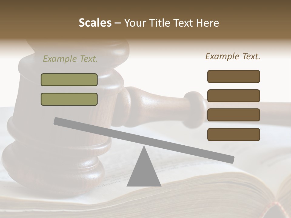 Crimecase Gavel Authority PowerPoint Template