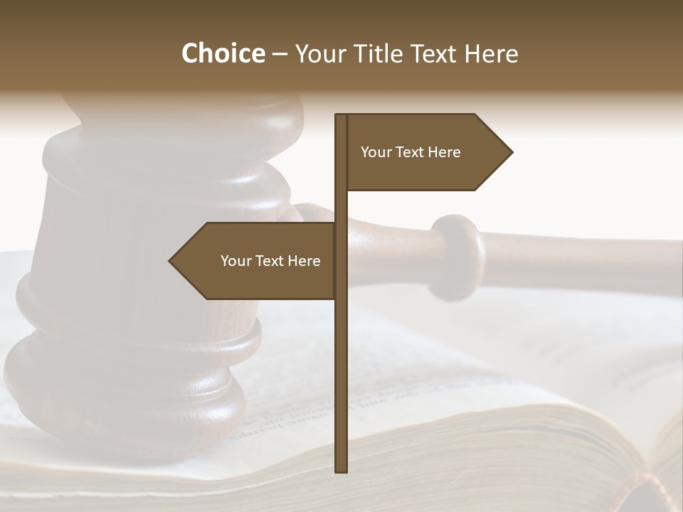 Crimecase Gavel Authority PowerPoint Template
