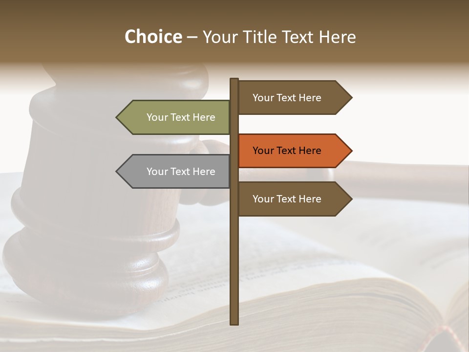 Crimecase Gavel Authority PowerPoint Template