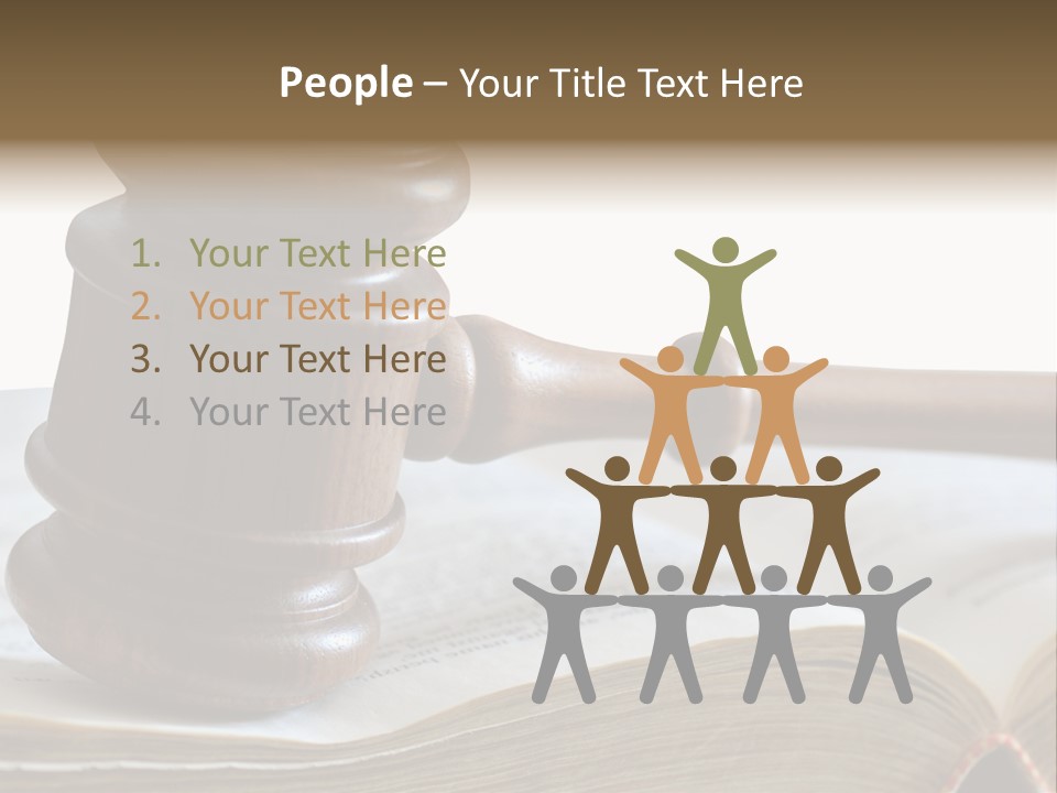 Crimecase Gavel Authority PowerPoint Template