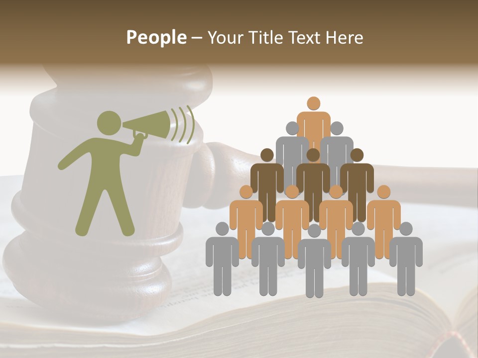 Crimecase Gavel Authority PowerPoint Template