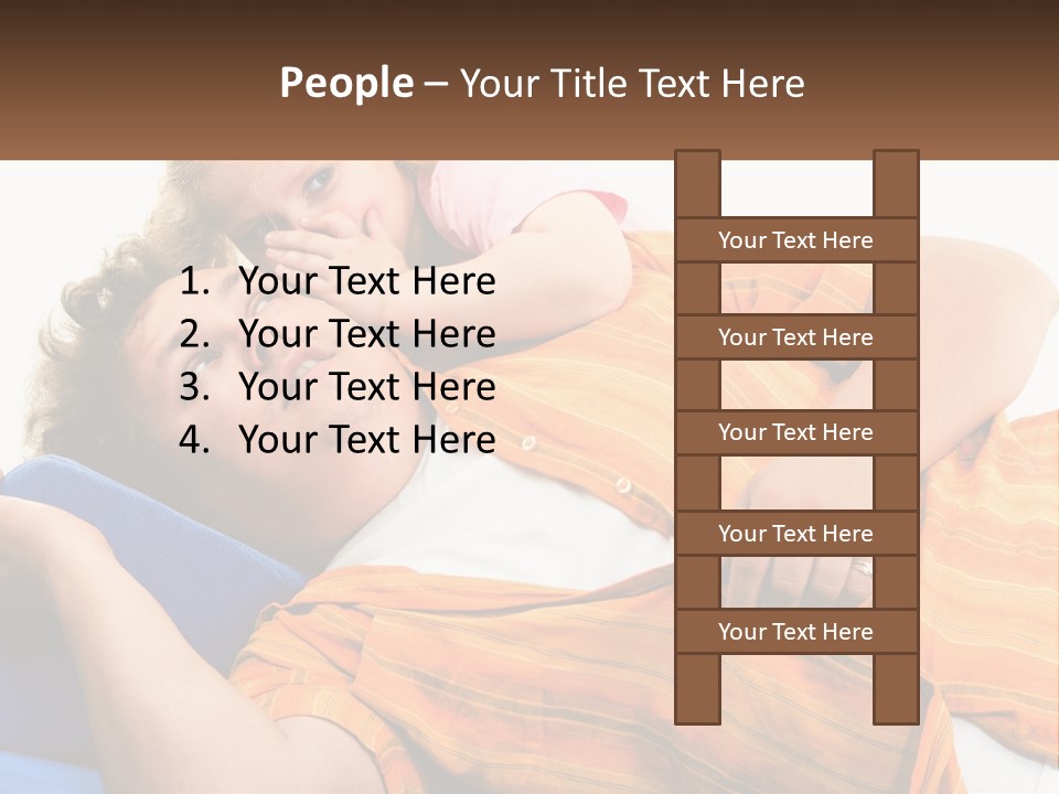 Parenthood Father Tell PowerPoint Template