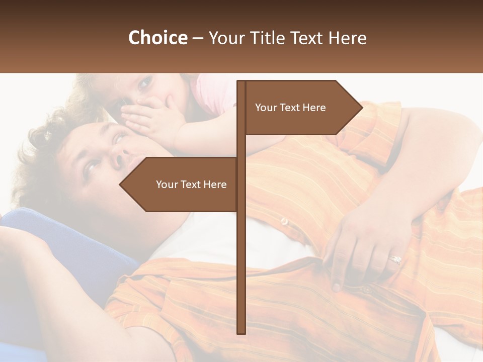 Parenthood Father Tell PowerPoint Template