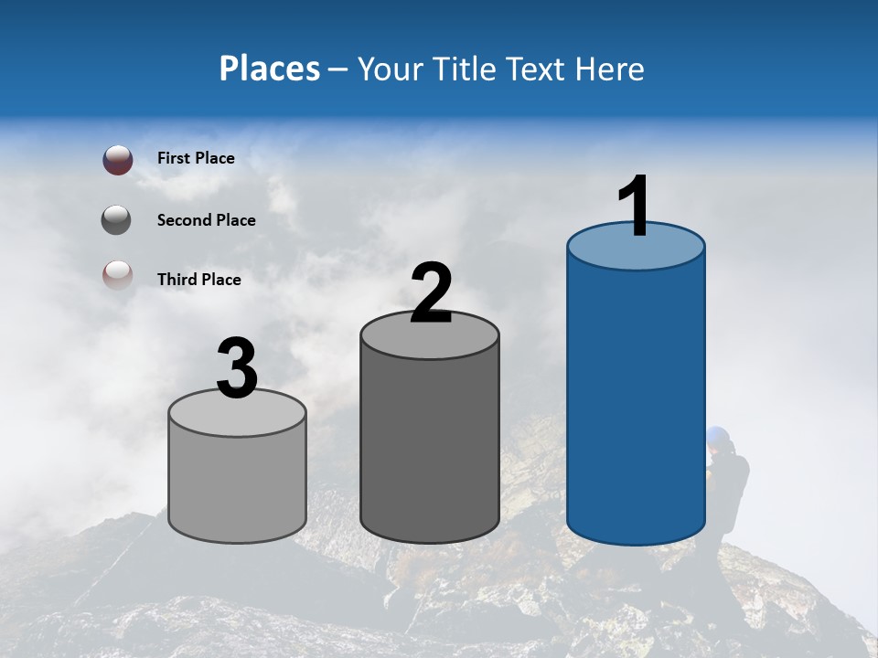 Sky Rock Mountain PowerPoint Template
