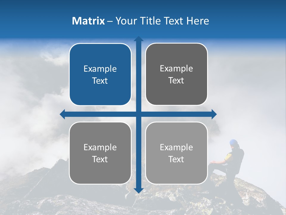 Sky Rock Mountain PowerPoint Template
