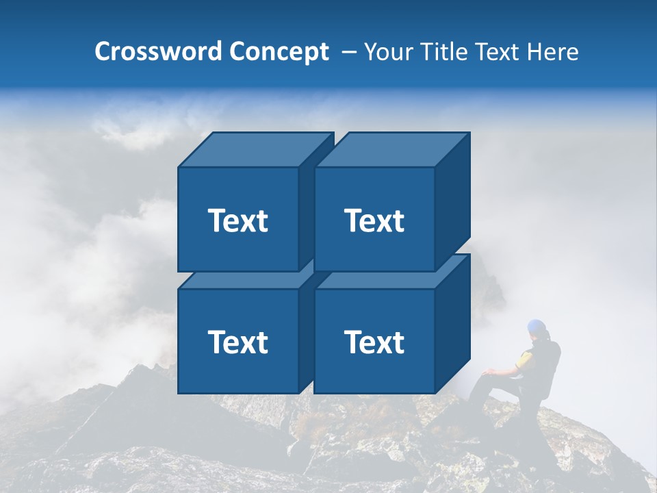 Sky Rock Mountain PowerPoint Template