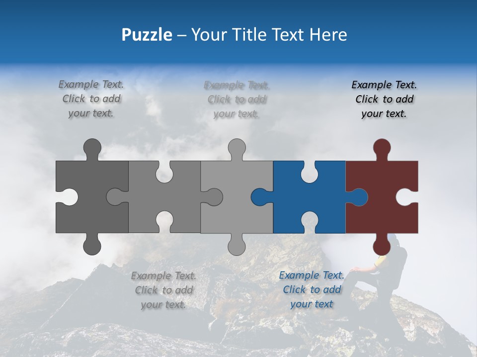 Sky Rock Mountain PowerPoint Template