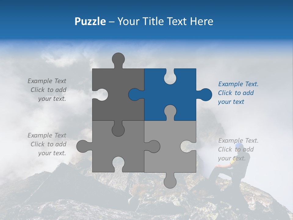 Sky Rock Mountain PowerPoint Template