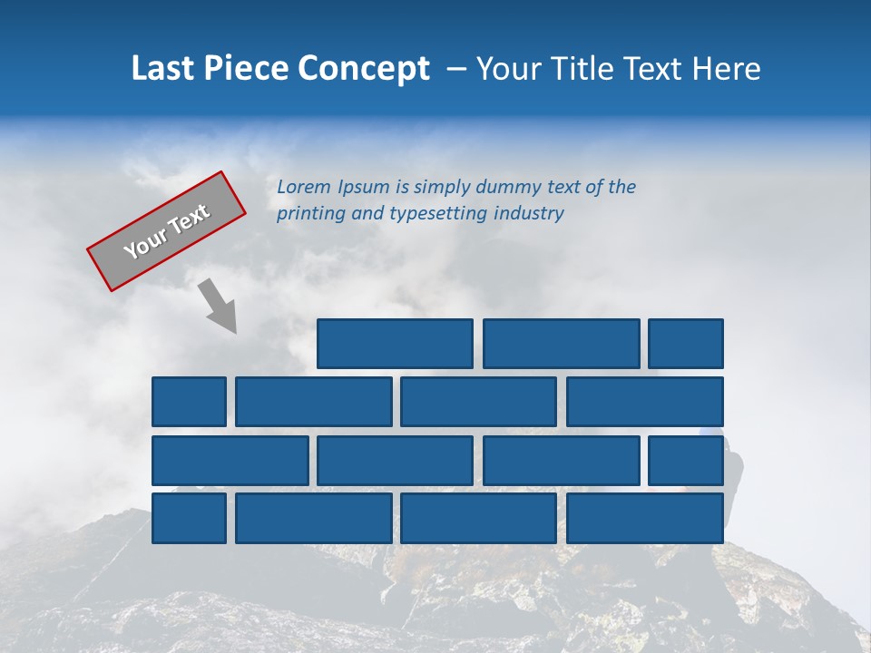 Sky Rock Mountain PowerPoint Template