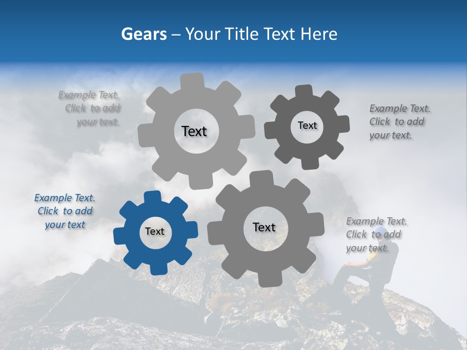 Sky Rock Mountain PowerPoint Template