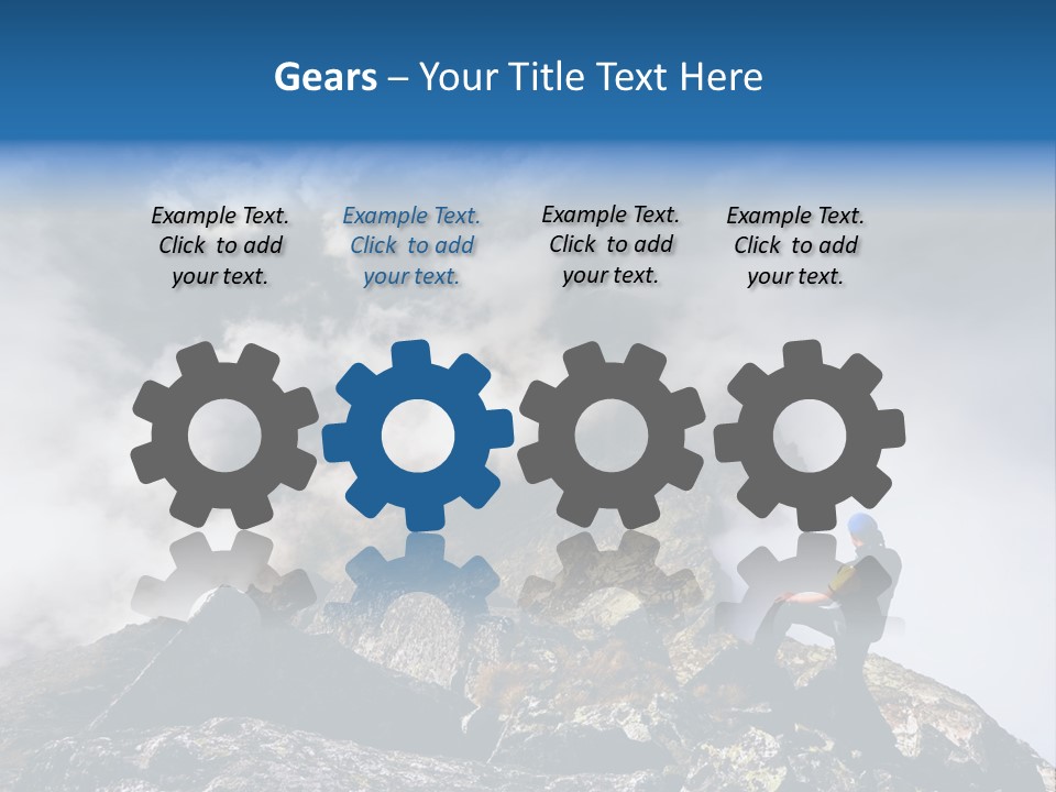 Sky Rock Mountain PowerPoint Template