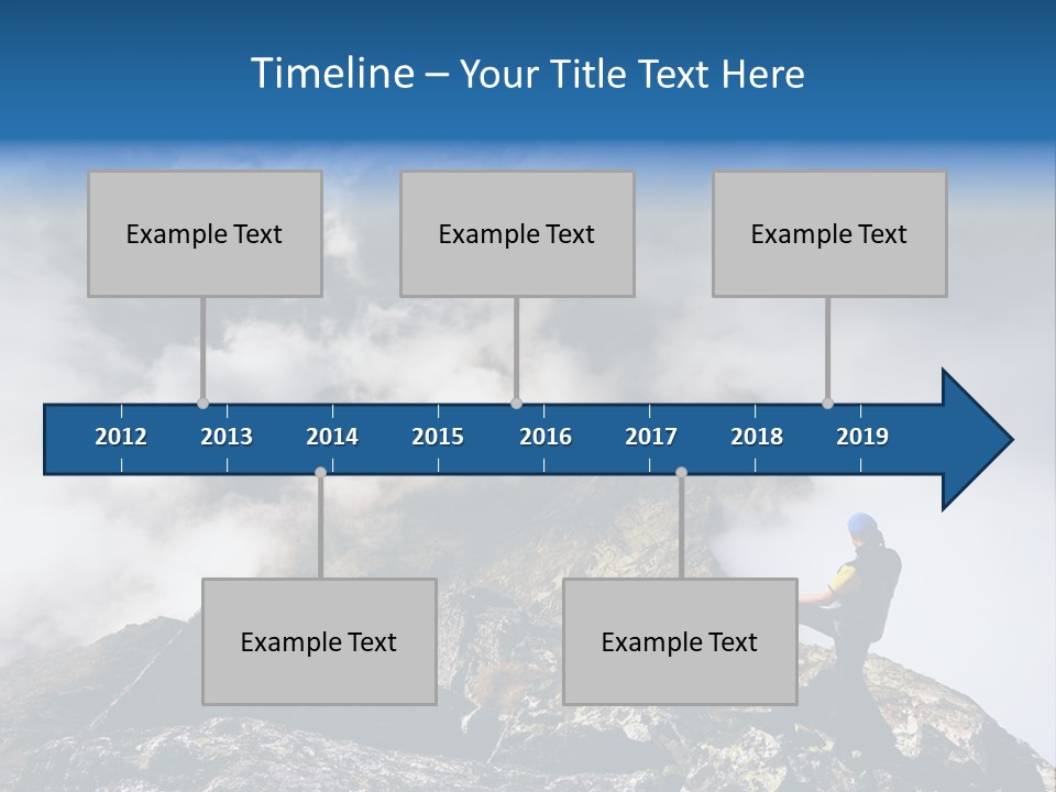Sky Rock Mountain PowerPoint Template