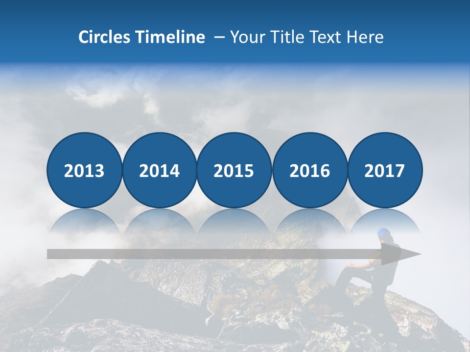 Sky Rock Mountain PowerPoint Template
