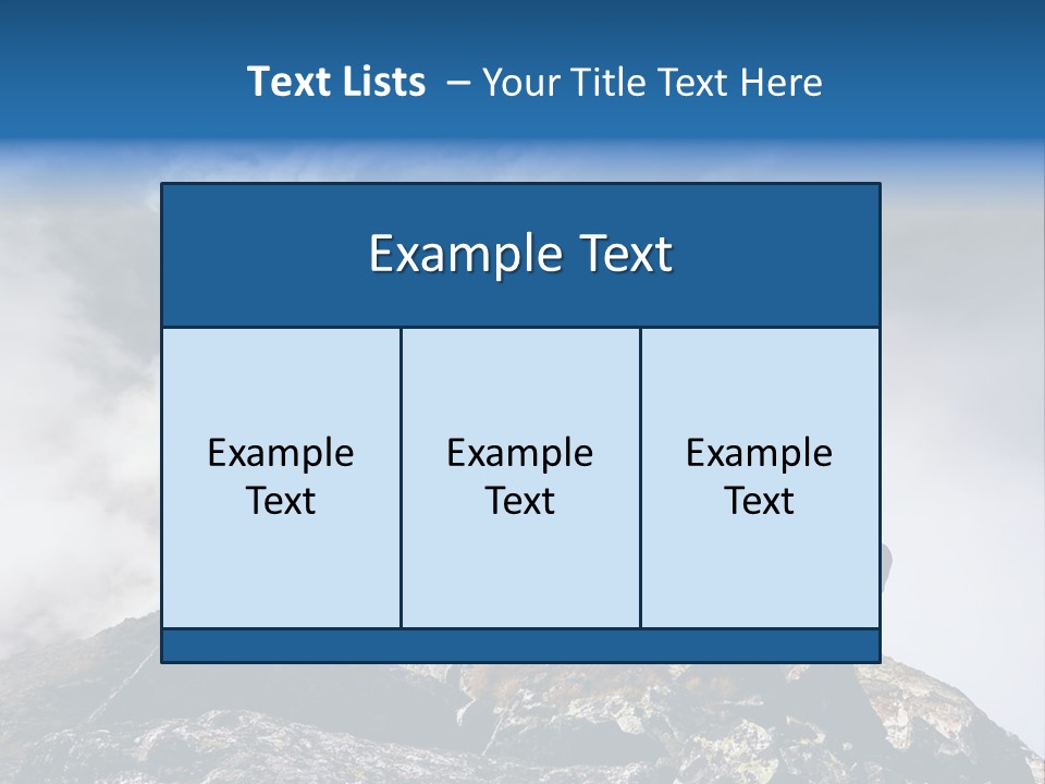 Sky Rock Mountain PowerPoint Template