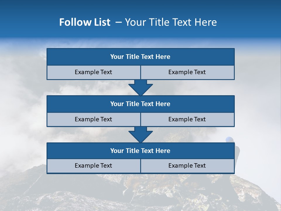 Sky Rock Mountain PowerPoint Template