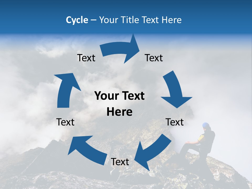 Sky Rock Mountain PowerPoint Template
