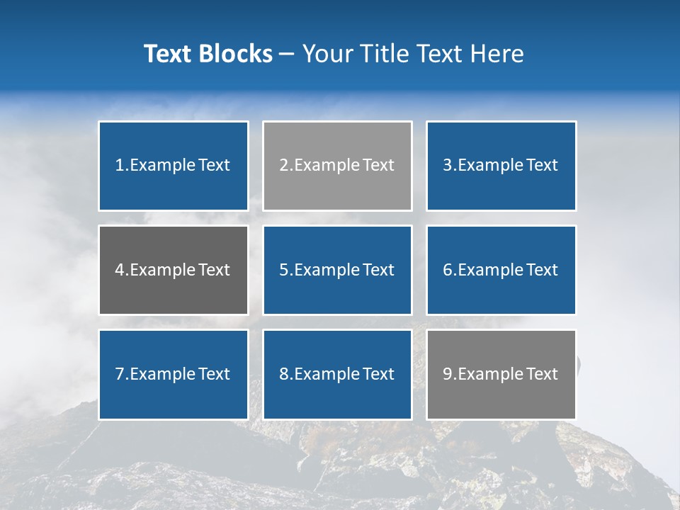 Sky Rock Mountain PowerPoint Template