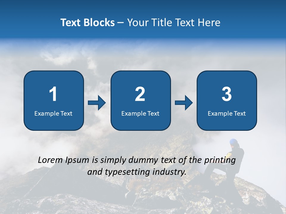 Sky Rock Mountain PowerPoint Template