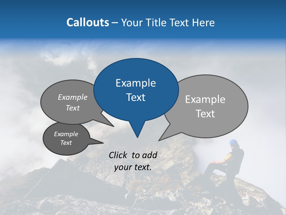 Sky Rock Mountain PowerPoint Template