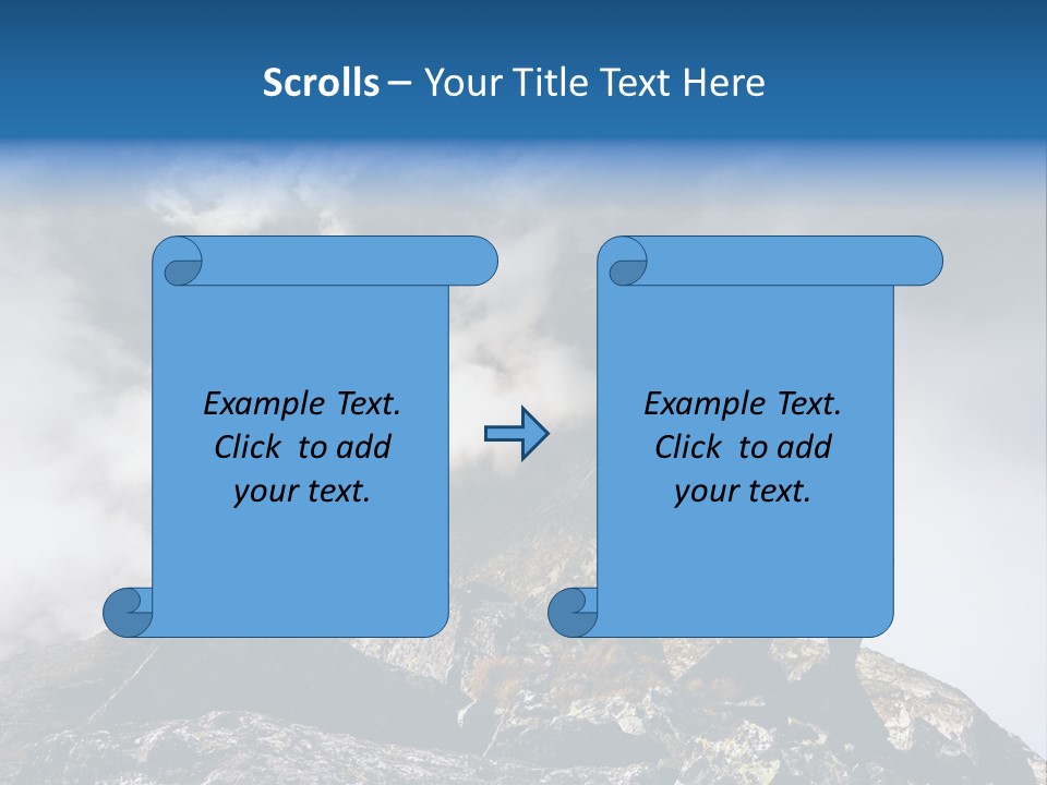 Sky Rock Mountain PowerPoint Template