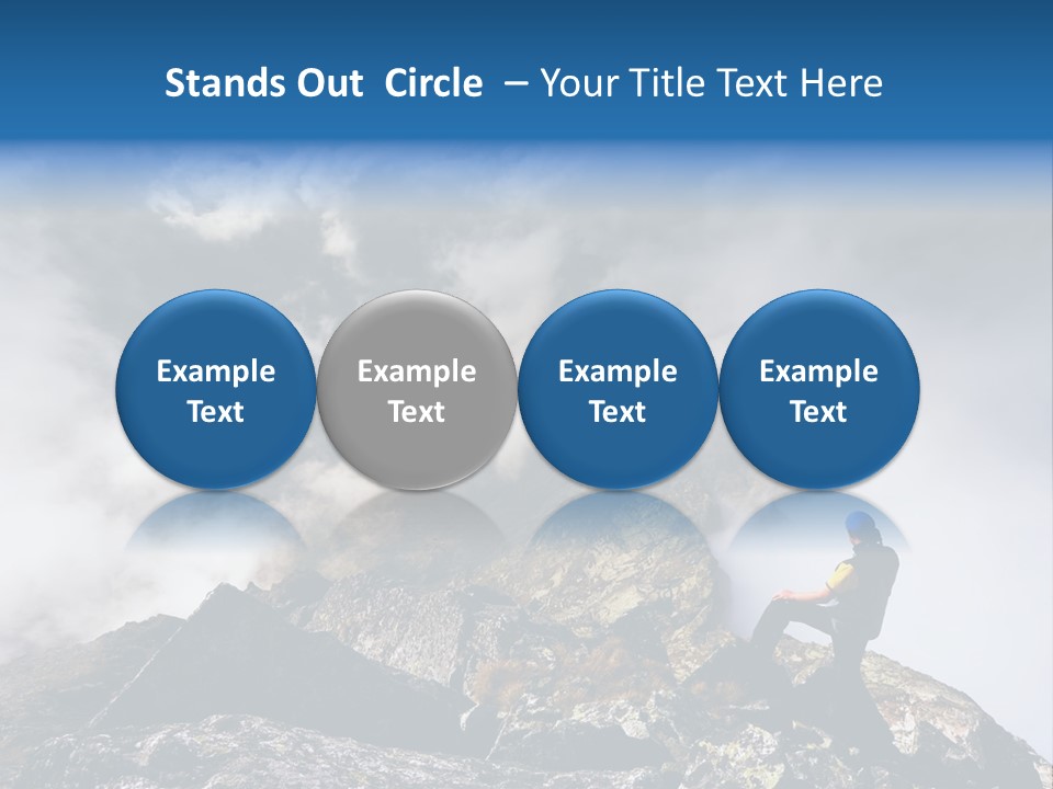Sky Rock Mountain PowerPoint Template