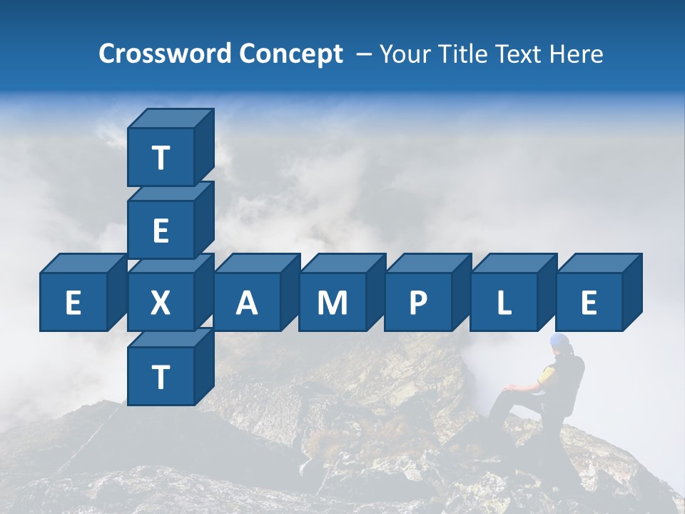 Sky Rock Mountain PowerPoint Template