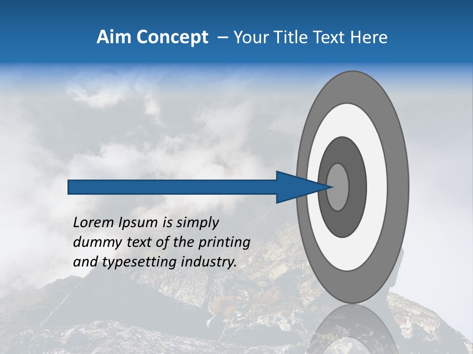 Sky Rock Mountain PowerPoint Template