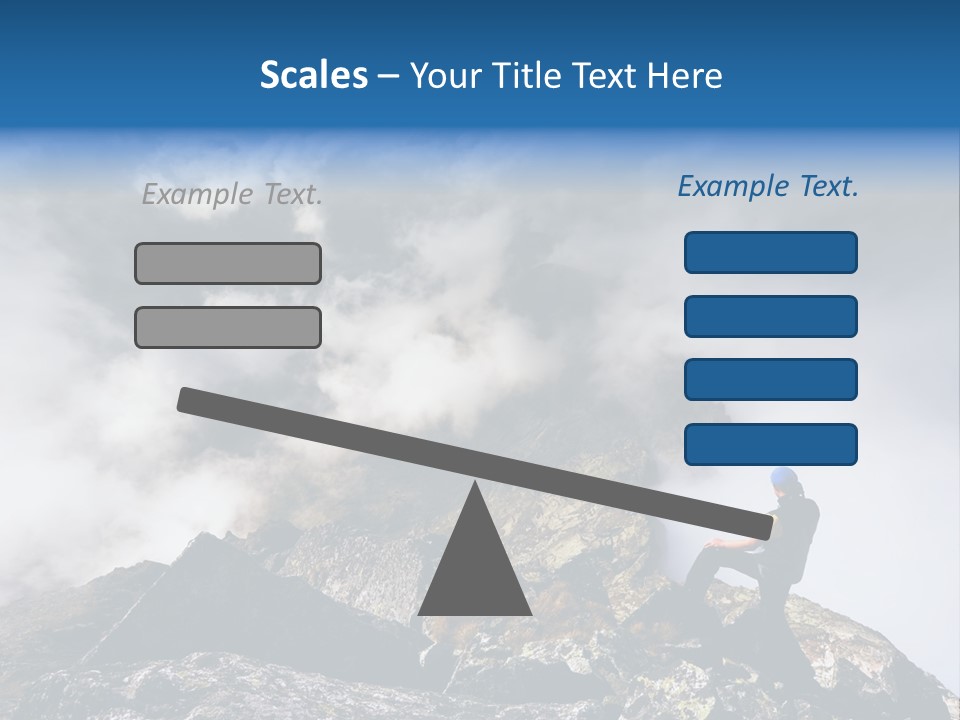 Sky Rock Mountain PowerPoint Template