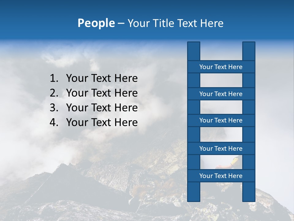 Sky Rock Mountain PowerPoint Template