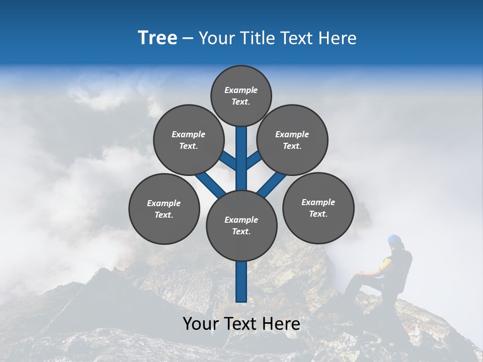 Sky Rock Mountain PowerPoint Template