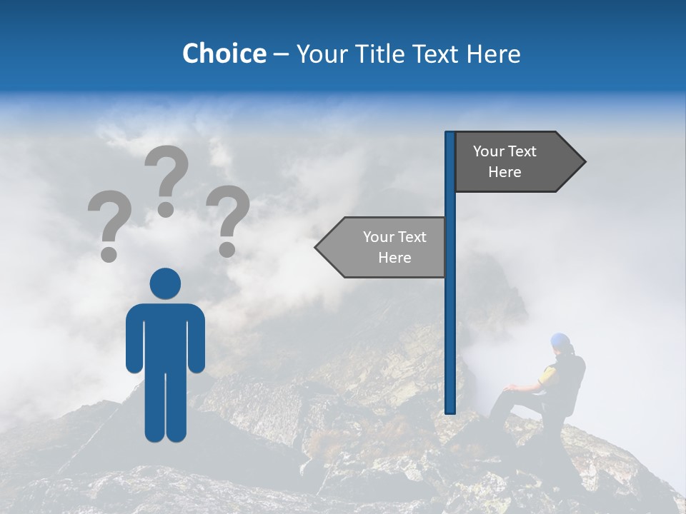 Sky Rock Mountain PowerPoint Template