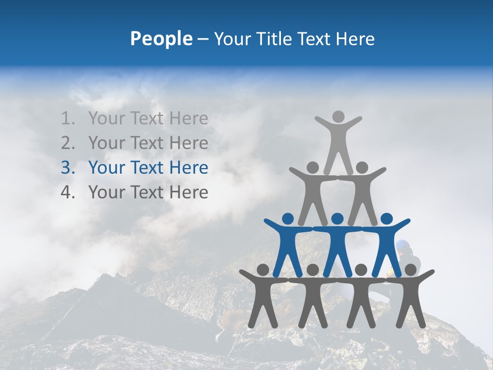 Sky Rock Mountain PowerPoint Template