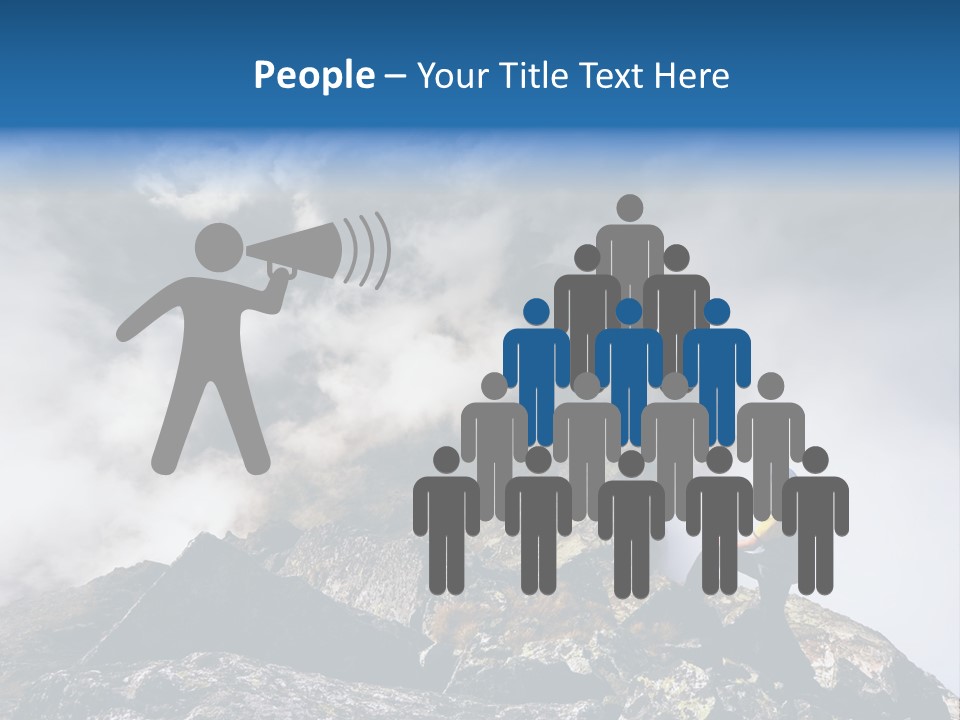 Sky Rock Mountain PowerPoint Template