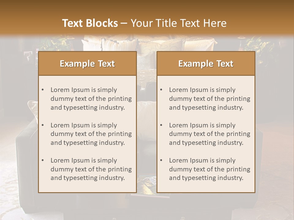 Design Modern Interior PowerPoint Template