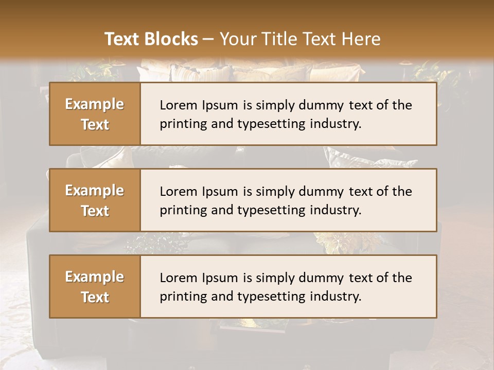 Design Modern Interior PowerPoint Template