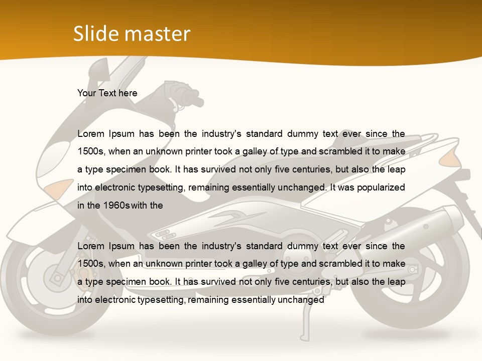Motor Man Fast PowerPoint Template
